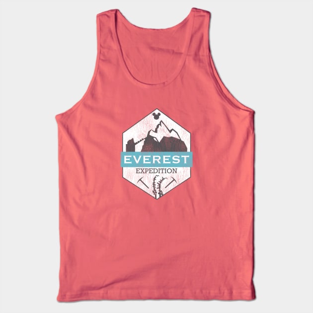 Everest Expedition (distressed) Tank Top by Yellow Hexagon Designs